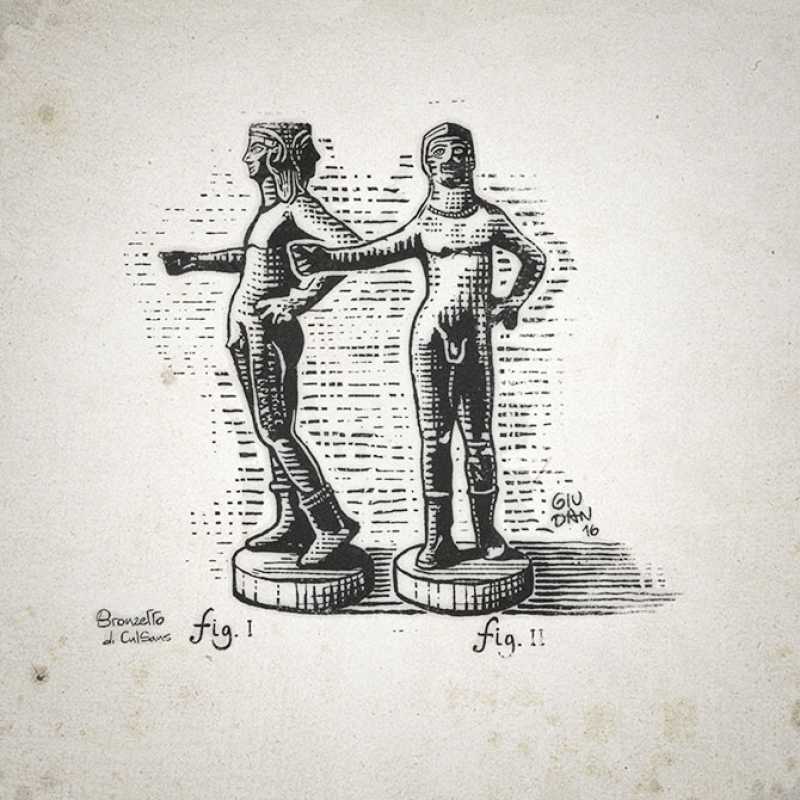 etruscan statue engraving