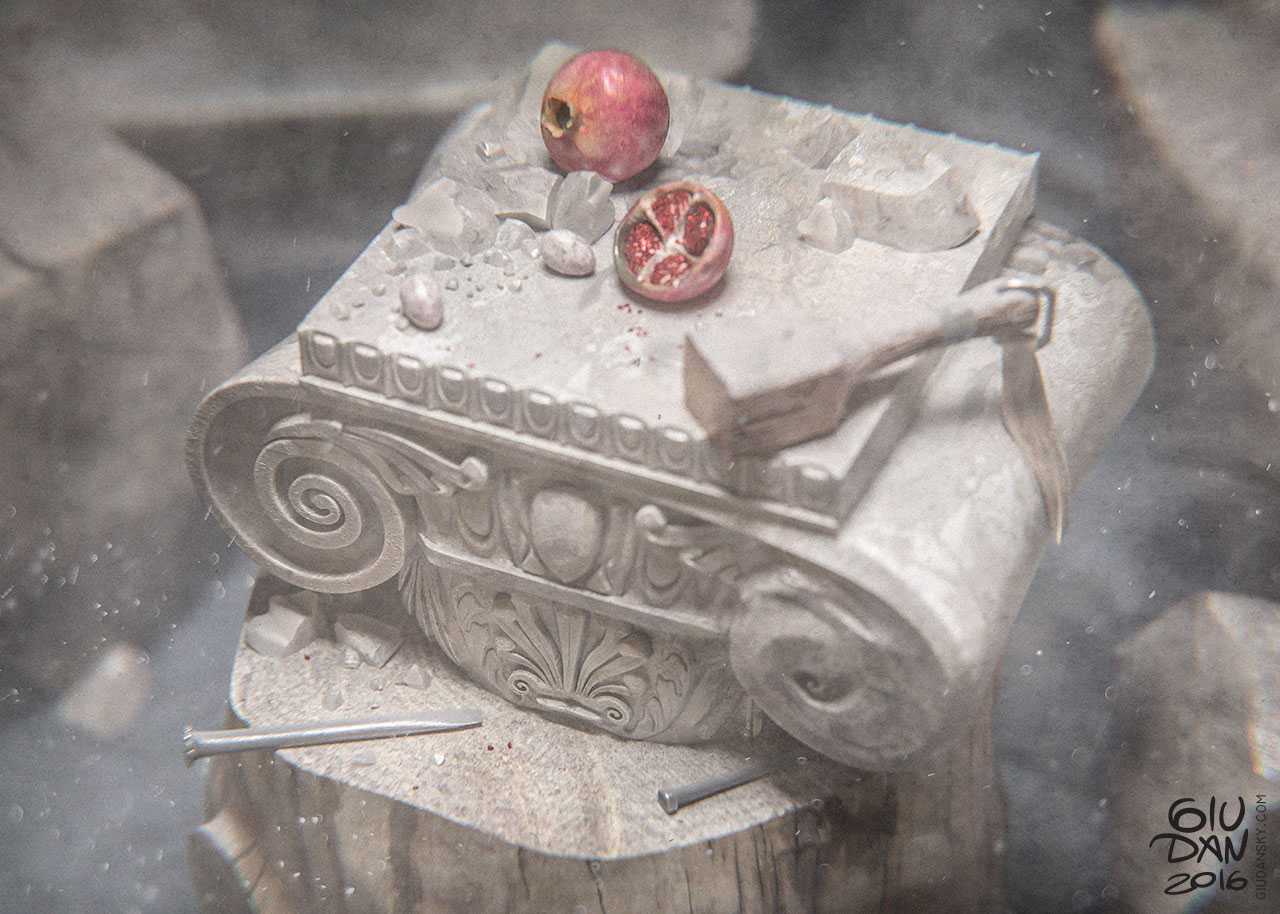 Roman ionic desk - giudansky.com