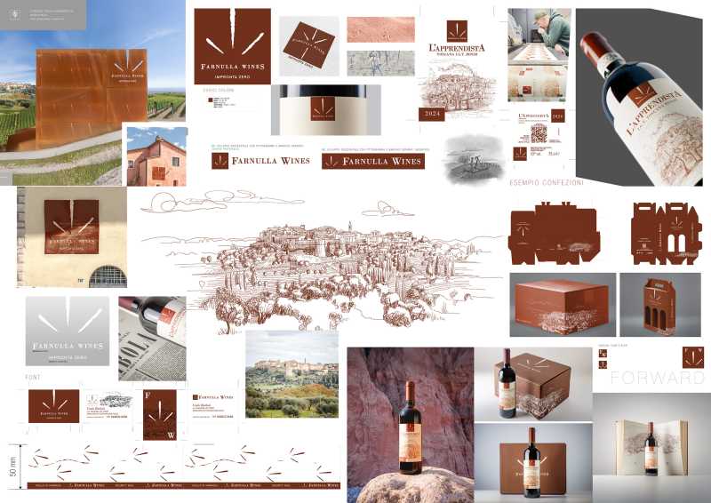 Farnulla Wines corporate identity